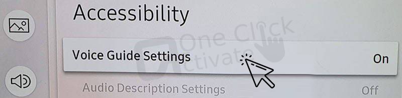 turn off Samsung TV Voice Guide