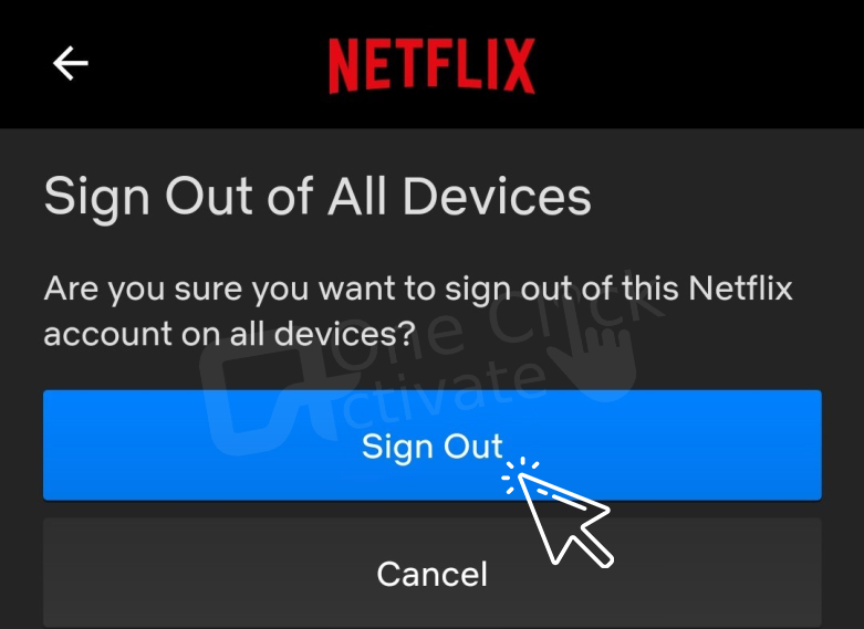 Log Out Of Netflix